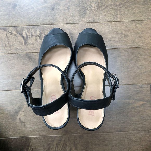 Bongo Platform Sandal Chunky Leather 90s - Picture 8 of 8